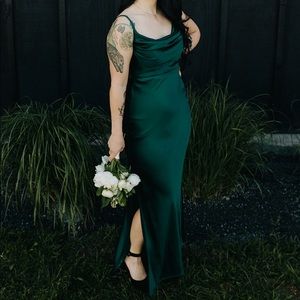 Revelry Skye satin dress
